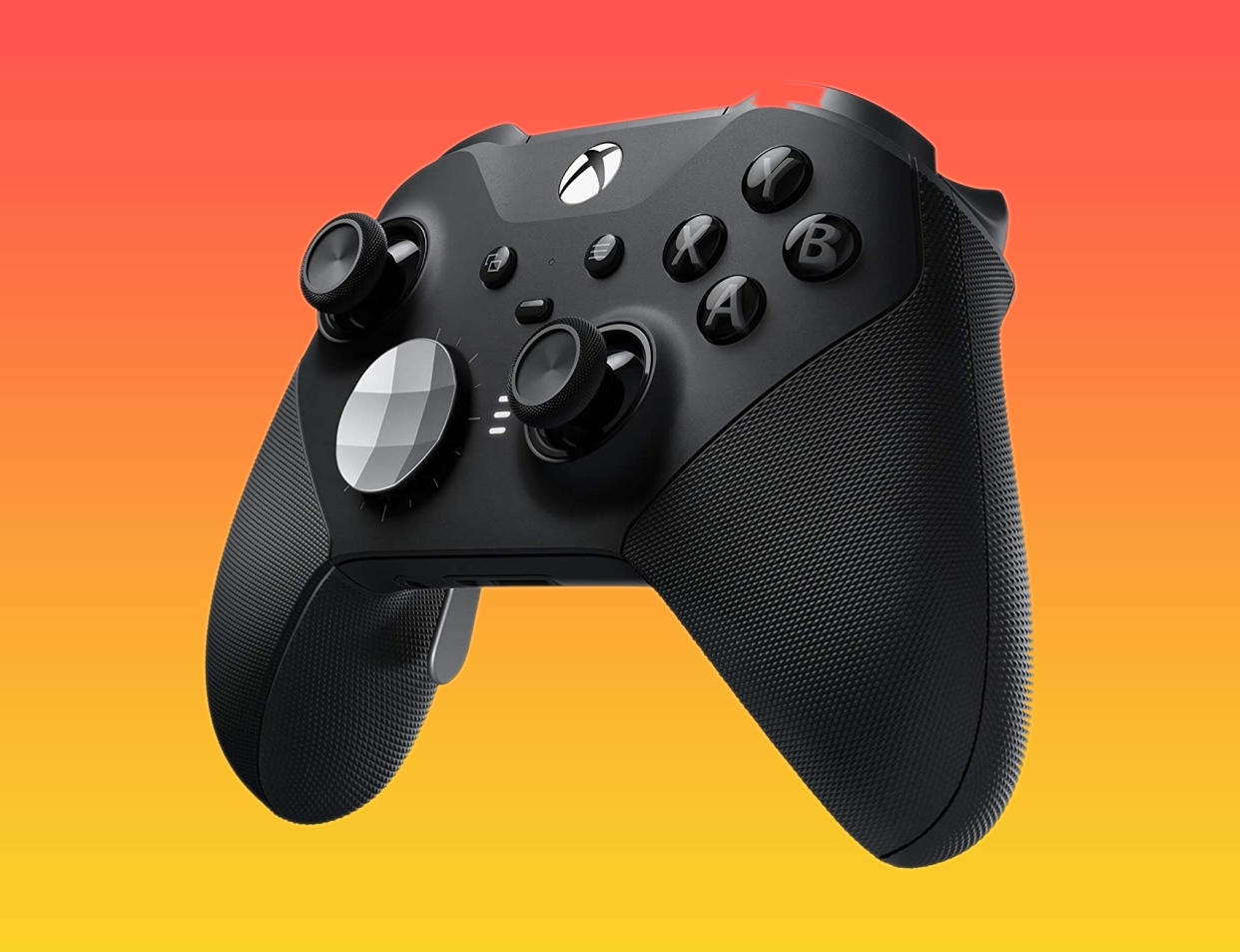 The textured grips on this gamepad will keep your hands cool. (Photo: Microsoft)