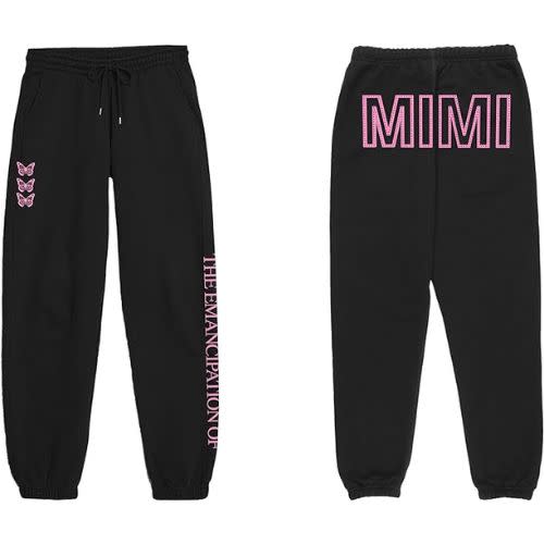 black mariah carey sweatpants