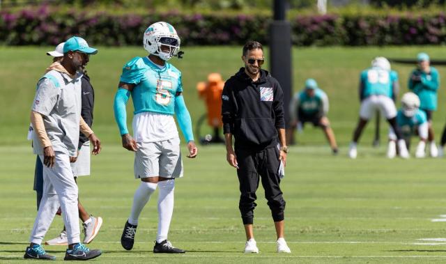 Dolphins cornerback Jalen Ramsey practiced Wednesday for first