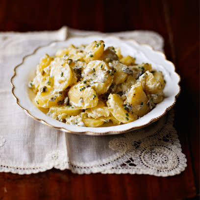 Potato mayonnaise salad from 'Tante Hertha's Viennese Kitchen' by Monica Meehan and Maria von Baich