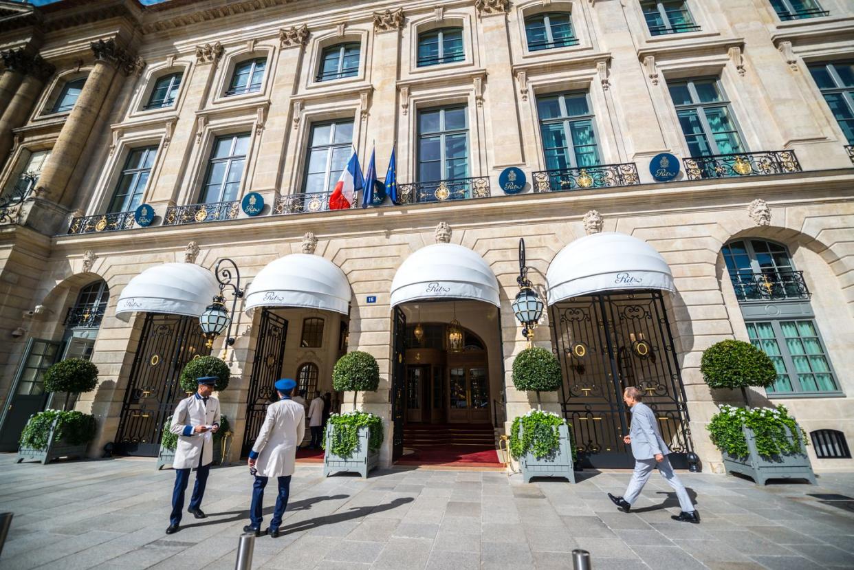 hotel ritz on place vendome, paris