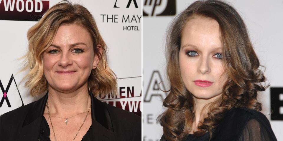 Zelda Perkins and Samantha Morton