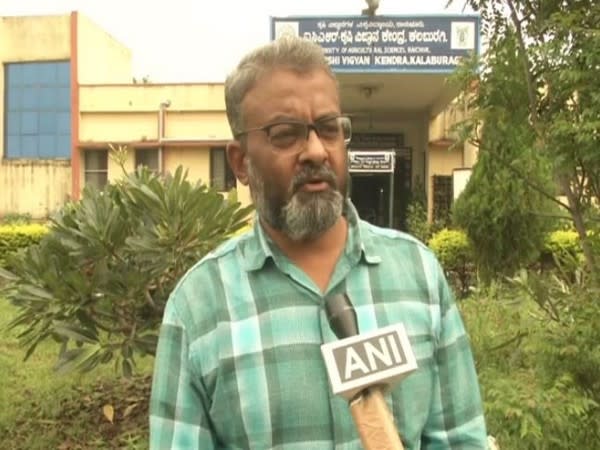 Raju Tagali, senior scientist at Krishi Vigyan Kendra speaking to ANI on Saturday. Photo/ANI