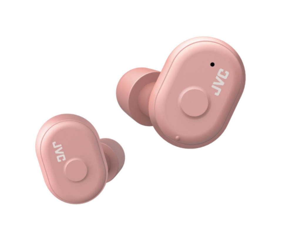 JVC Completely Wireless In-Ear Bluetooth Headset in Pink (Photo via Best Buy)