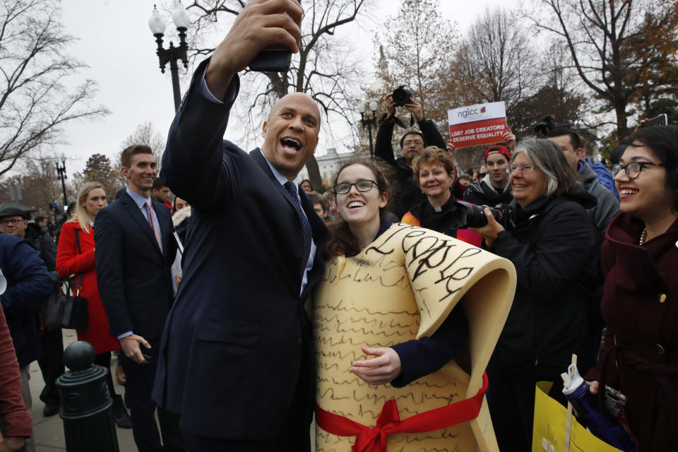 Protesters rally outside Supreme Court