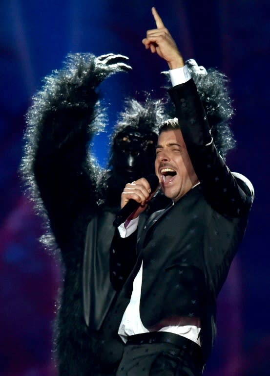 Gabbani won Italy's nomination after winning the prestigious Sanremo festival, watched by millions across Italy, in a TV vote