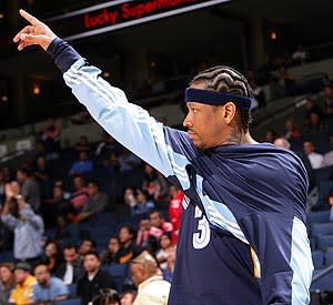 Allen Iverson played only three games for the Grizzlies before he was waived. He averaged 12.3 points and 3.7 assists