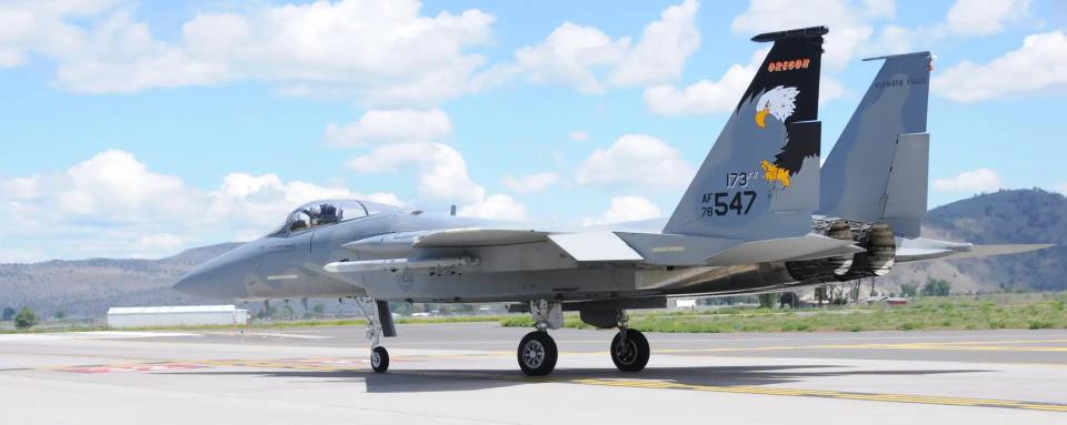 An F-15C from the 173rd Fighter Wing at Kingsley Field. <em>U.S. Air Force</em>