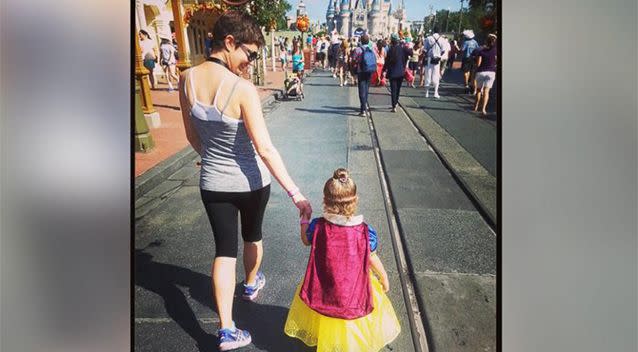 Heather and Bri their 'magical Disney trip'. Photo: Supplied