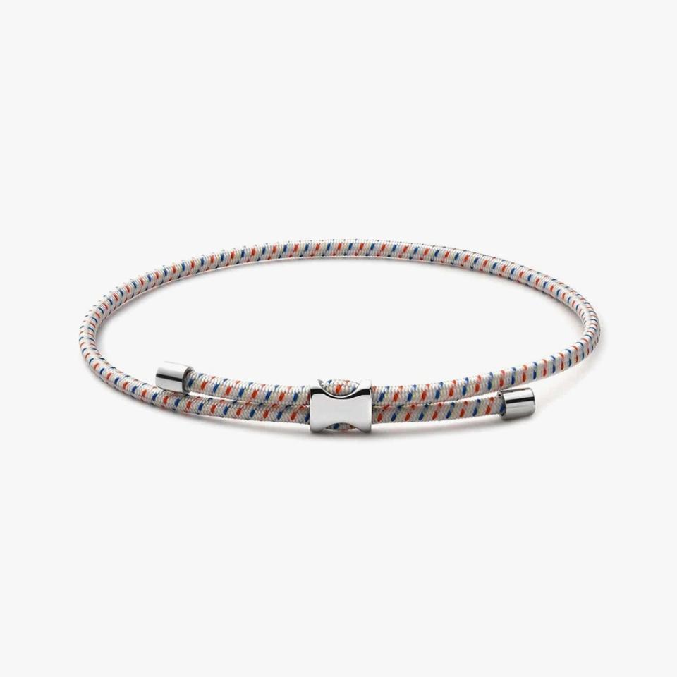 Miansai Orson sterling silver pull-bungee rope bracelet