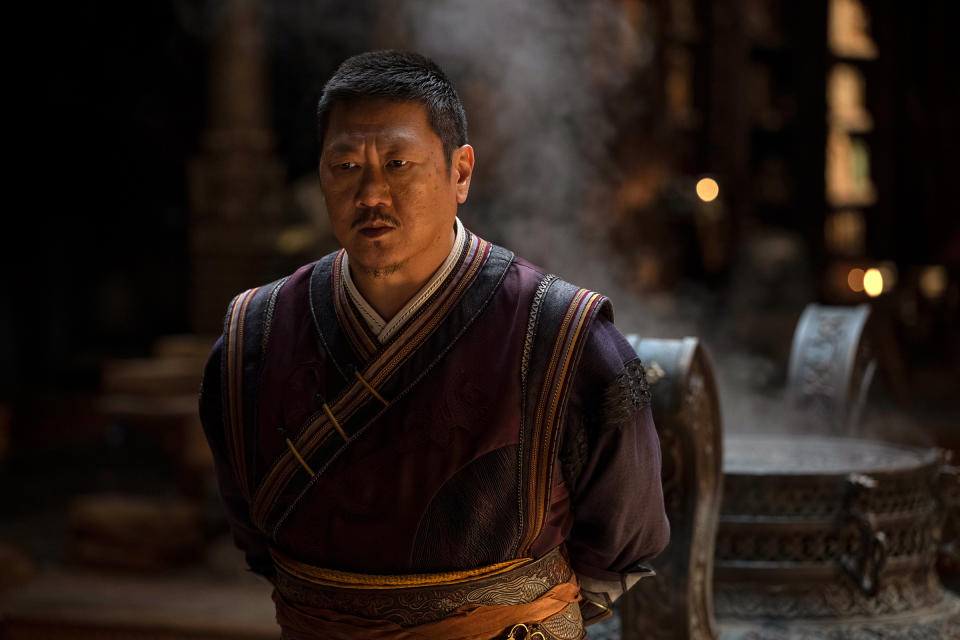 Benedict Wong as Wong in Marvel Studios' DOCTOR STRANGE IN THE MULTIVERSE OF MADNESS.<span class="copyright">Jay Maidment—©Marvel Studios 2022. All Rights Reserved.</span>