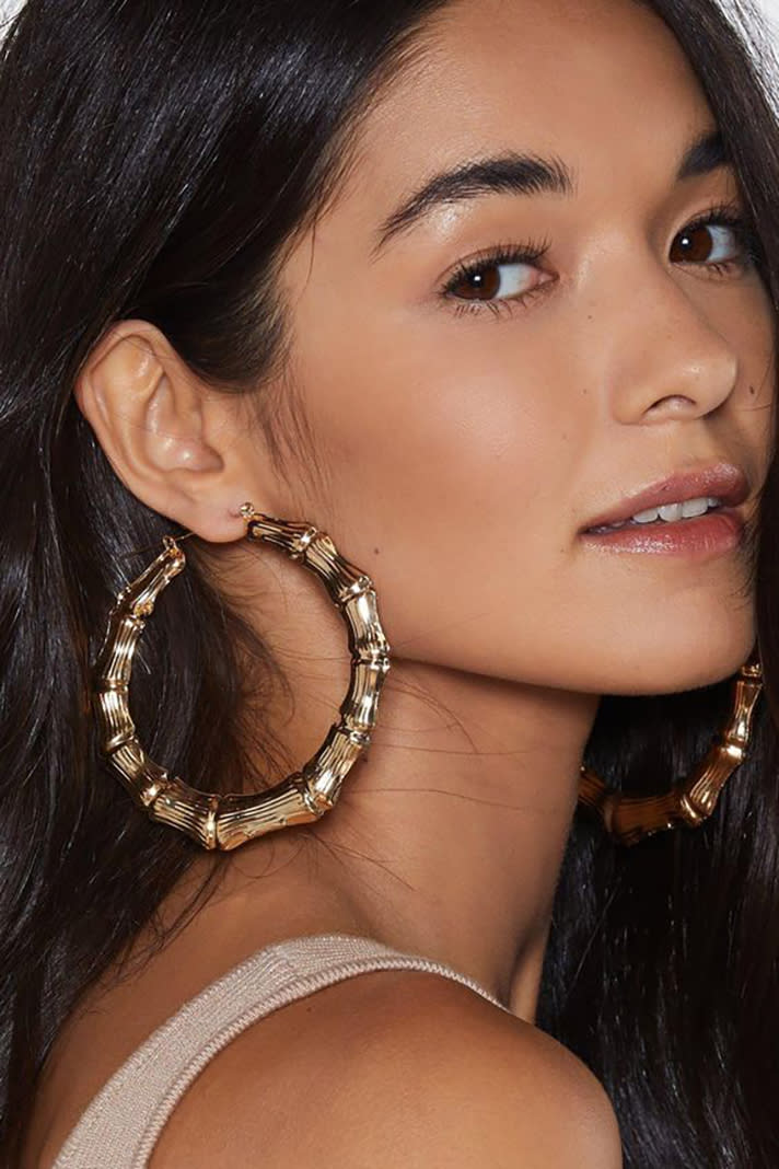 STYLECASTER | Hoop Earrings So Truly Massive You Could Probably Fit Your Head Through Them