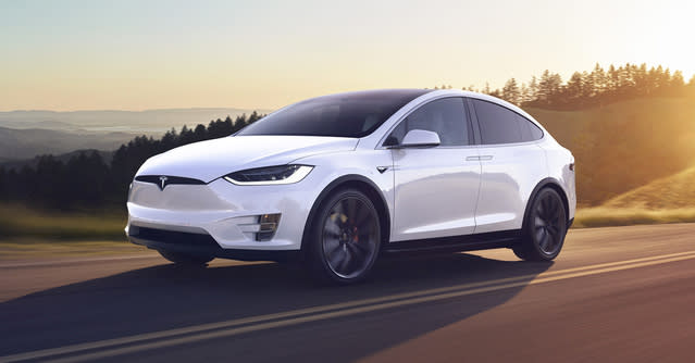 Tesla Model X 特斯拉電動車 圖/翻攝自特斯拉官網