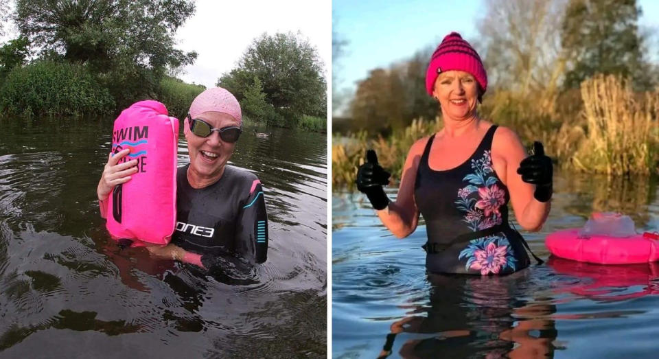 Open water swimming has given Aileen Lister a whole new lease of life. (Supplied)