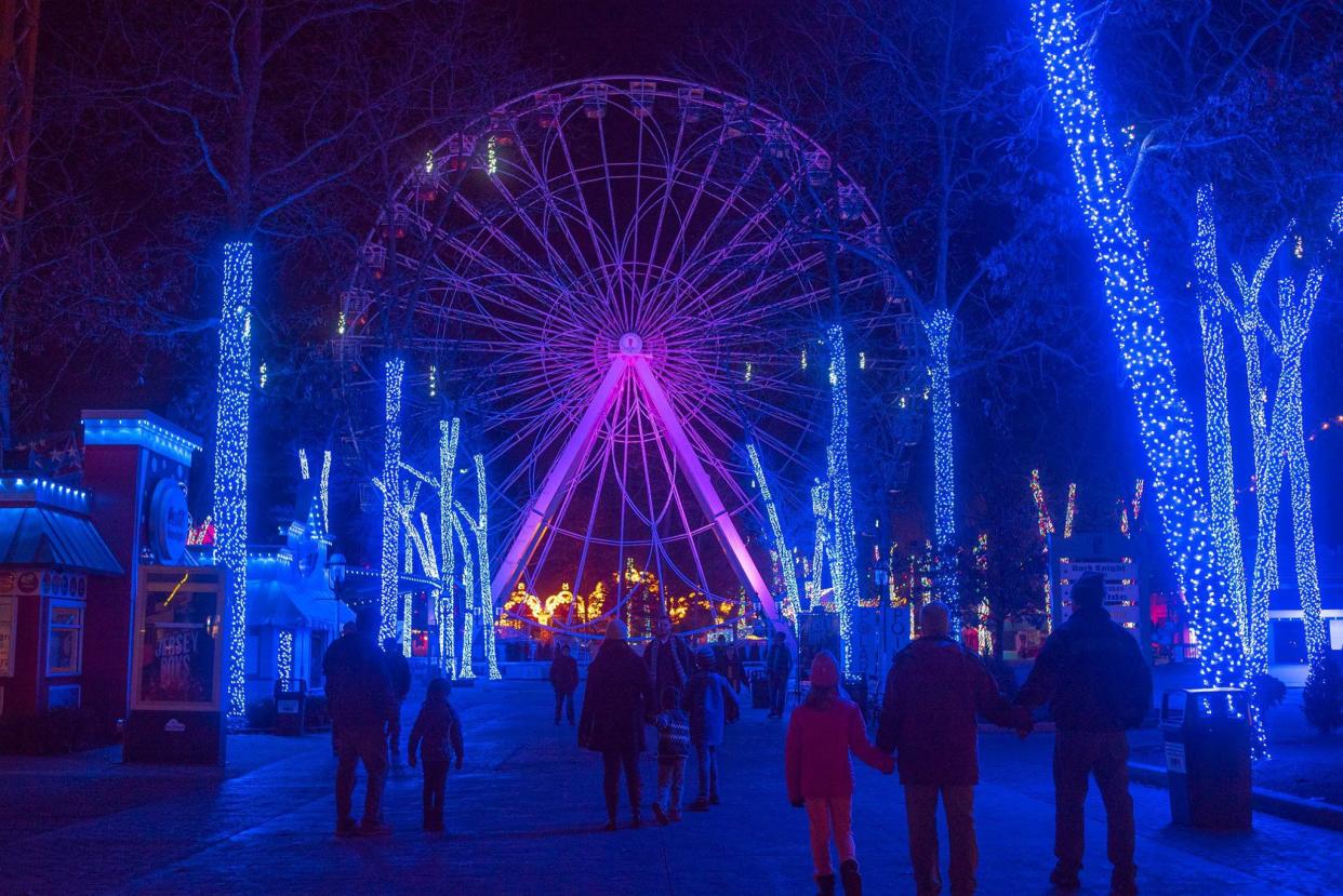 Holiday in the Park at Six Flags Great Adventure, NJ.