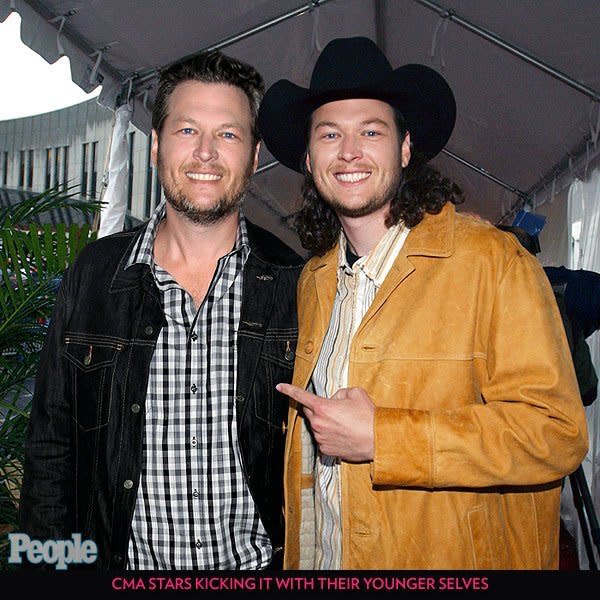 CMA Awards Stars Kicking It with Their Younger Selves