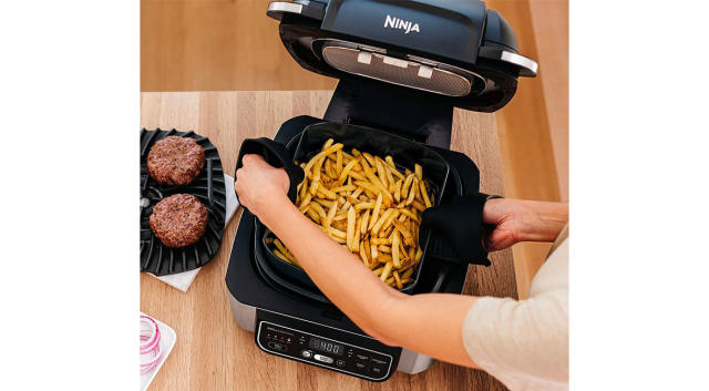 This Ninja Indoor Grill Doubles as an Air Fryer, and It's on Sale