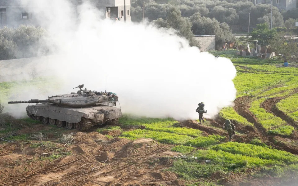 IDF troops operate in the Gaza Strip