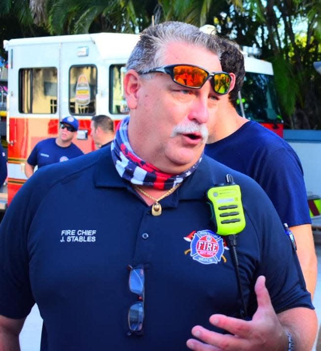 Boynton Beach Fire Chief James Stables was appointed interim city manager.