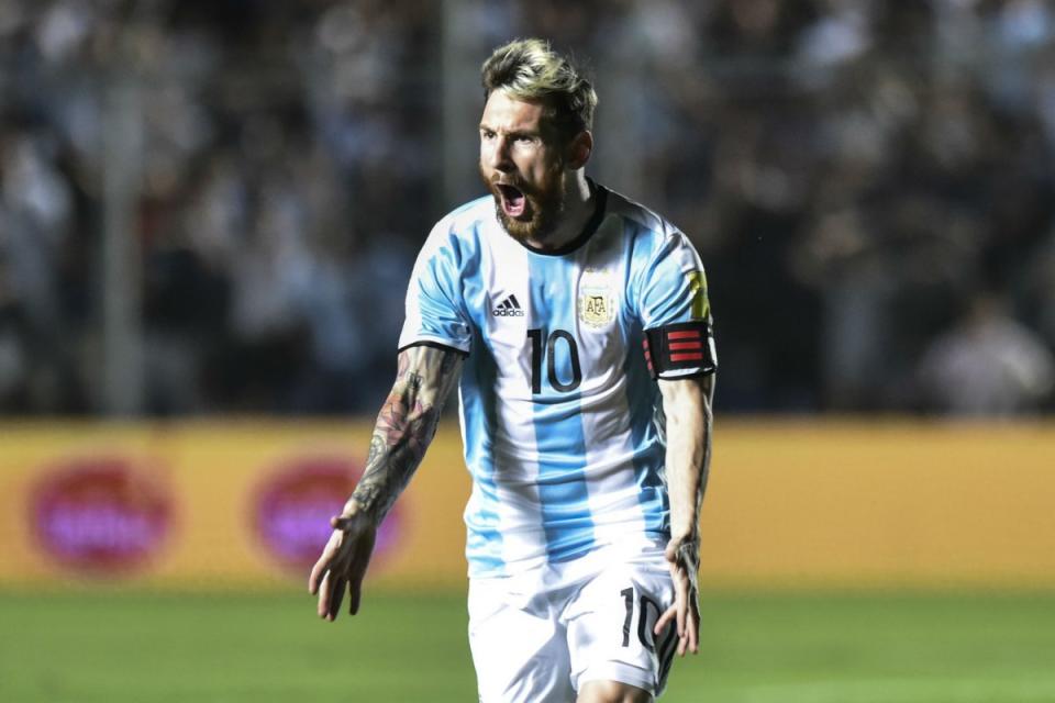 A four-match ban? For cursing out a linesman? Lionel Messi and Argentina's plight is a good reason to shake your fist at FIFA. (Getty)
