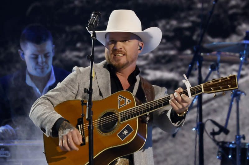 Cody Johnson performs at the CMA Awards in 2022. File Photo by John Angelillo/UPI