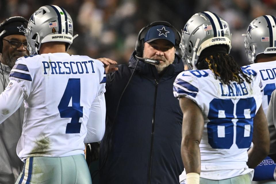 The Cowboys committed 14 penalties during Sunday's game against the 49ers.