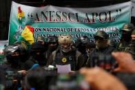 Protest against Bolivia's President Evo Morales in La Paz