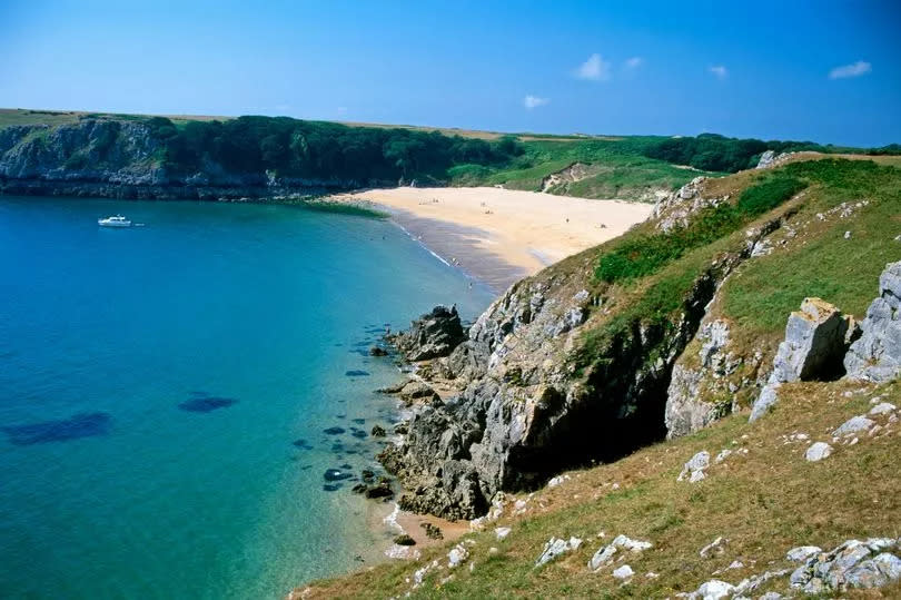 Barafundle Bay in Pembrokeshire