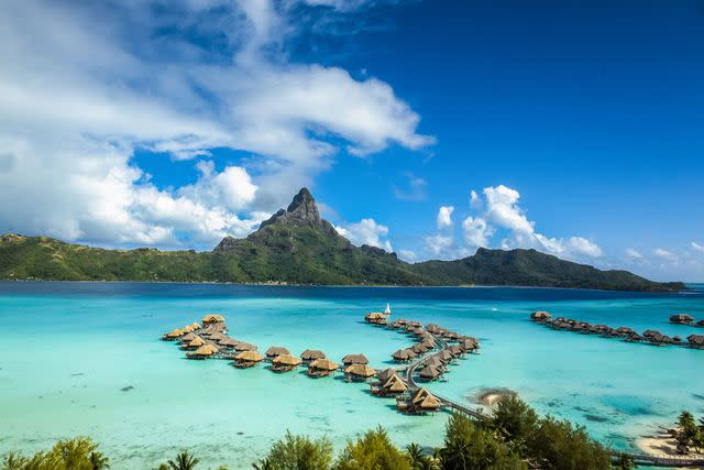 Courtesy of InterContinental Bora Bora Resort &amp; Thalasso Spa The InterContinental Bora Bora Resort Thalasso Spa in French Polynesia.