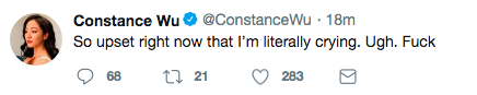 Constance Wu Fresh Off the Boat Renewal Tweet