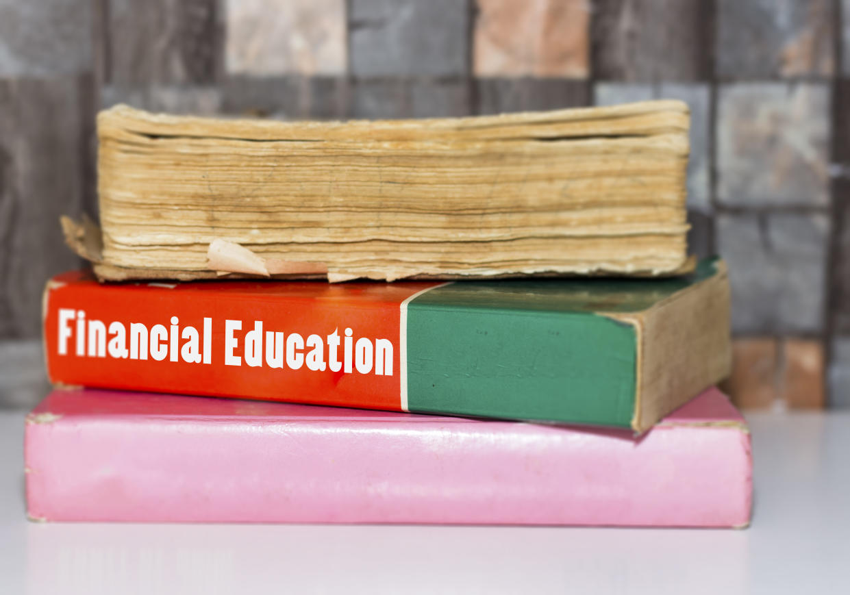 Book Title of Financial Education. (Getty Images)