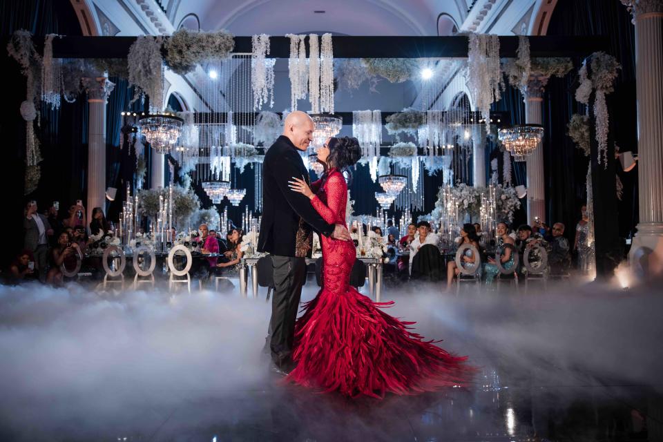 Afrika Chao says after their first dance, the party got going. (Michael Anthony Studios)