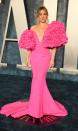 <p>Kate Hudson perfectly embodied the Barbiecore trend in this elaborate Tamara Ralph gown (with matching Giuseppe Zanotti shoes) at the <a href="https://www.sheknows.com/entertainment/slideshow/2734258/2023-oscars-after-party-photos/" rel="nofollow noopener" target="_blank" data-ylk="slk:Vanity Fair Oscar Party;elm:context_link;itc:0" class="link ">Vanity Fair Oscar Party</a>.</p>
