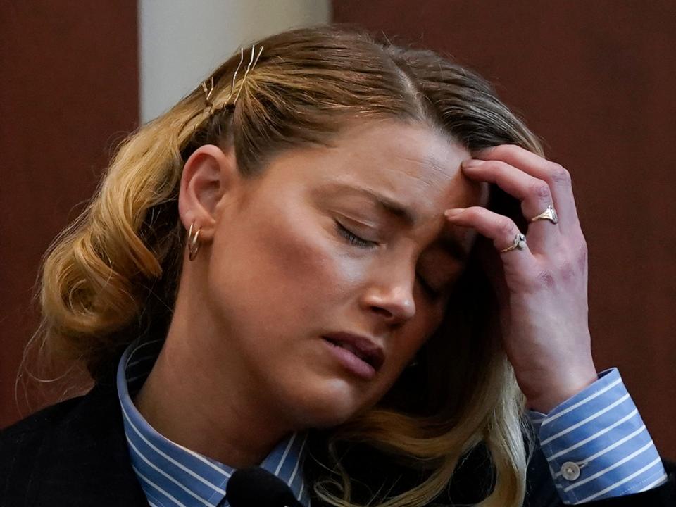 Amber Heard on the stand on May 4.