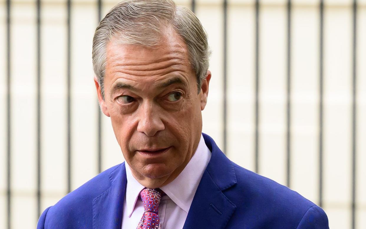 Der rechtspopulistische britische Ex-Politiker Nigel Farage ist Teilnehmer der Reality-Show "I'm a Celebrity...Get Me Out of Here!". (Bild: 2023 Getty Images/Leon Neal)