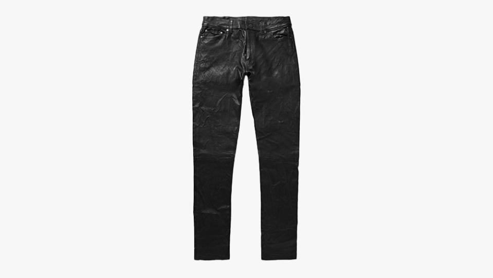 John Elliott Cast 2 Skinny-Fit Leather Trousers