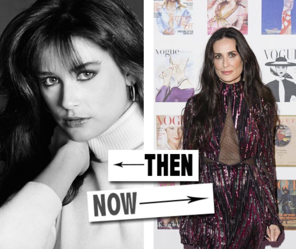 ¿Se puede decir que Demi Moore realmente envejece? Creemos que no. 