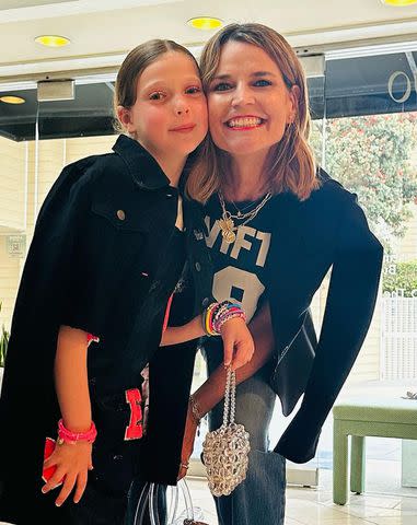 <p>Savannah Guthrie/Instagram</p> Savannah Guthrie and Vale at the Eras Tour