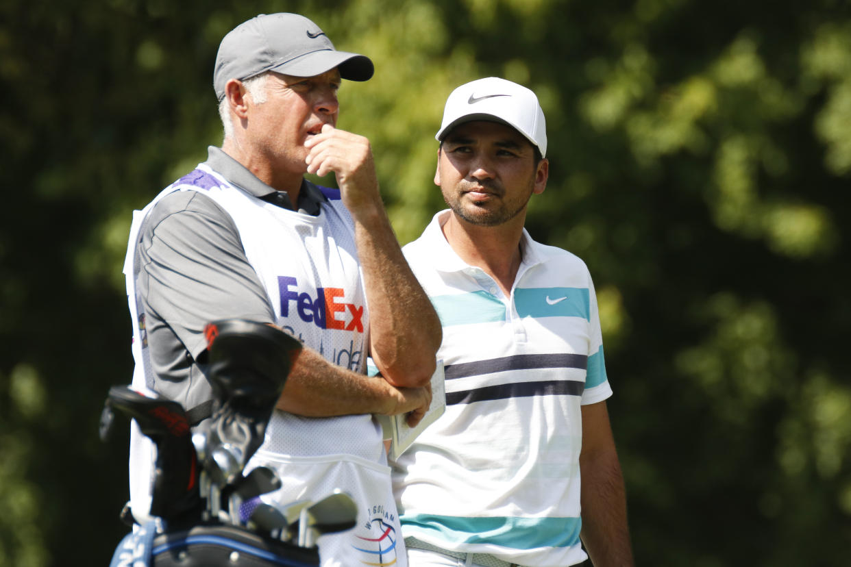 Jason Day announced a split with Steve Williams but did not hint at the kind of tension that plagued the caddie's relationship with Tiger Woods. (Getty)