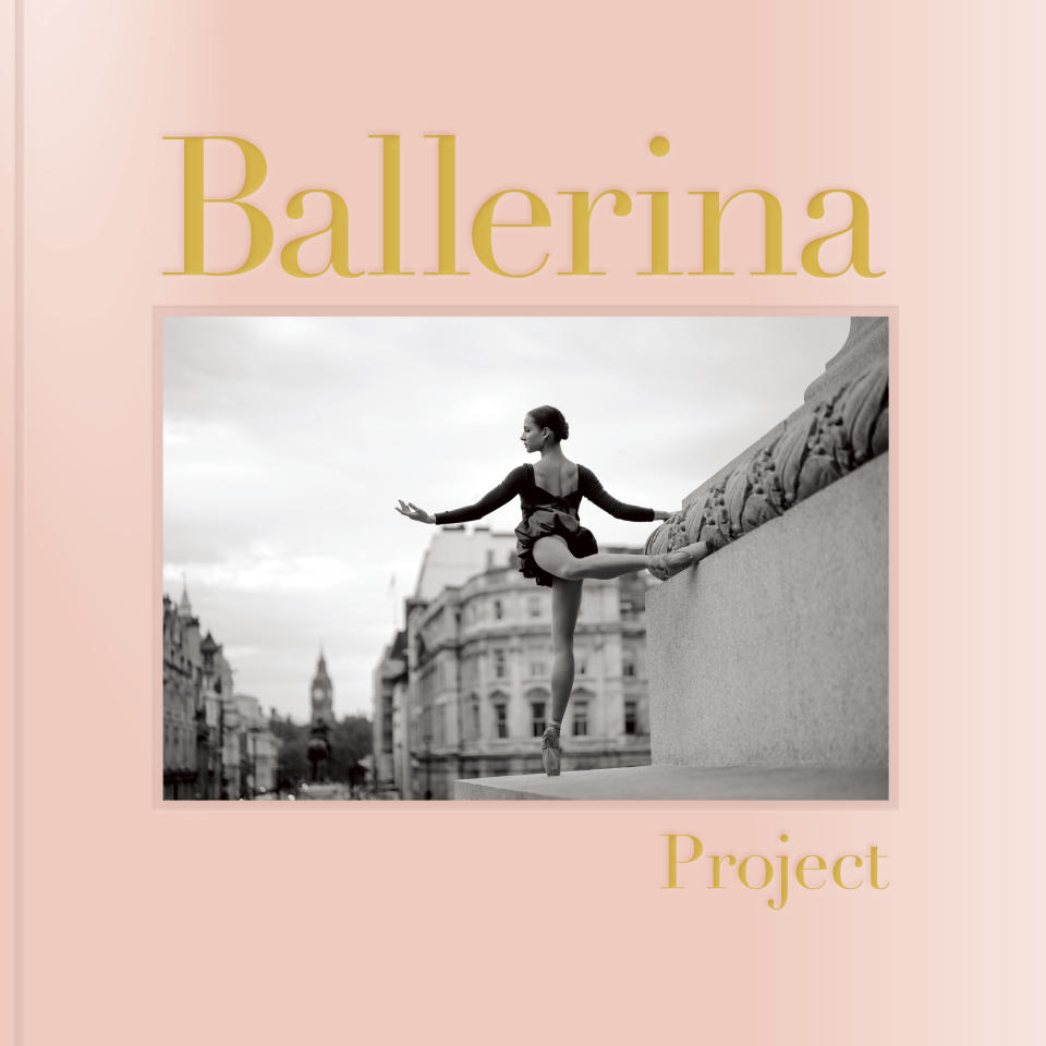 This cover image released by Chronicle Books shows “Ballerina Project,” photographs by Dan Shitagi, who has parlayed the popularity of his Instagram feed @ballerinaproject into a book in more than 50 shots of accomplished dancers around the globe over 18 years. (Chronicle Books via AP)