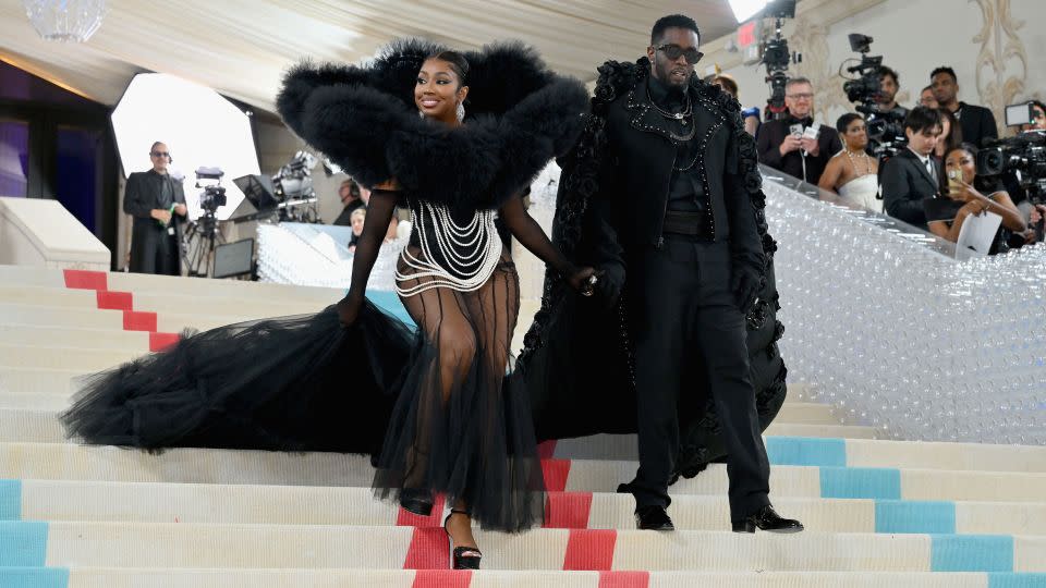 Yung Miami and Sean Combs are seen in 2023. - Angela Weiss/AFP/Getty Images