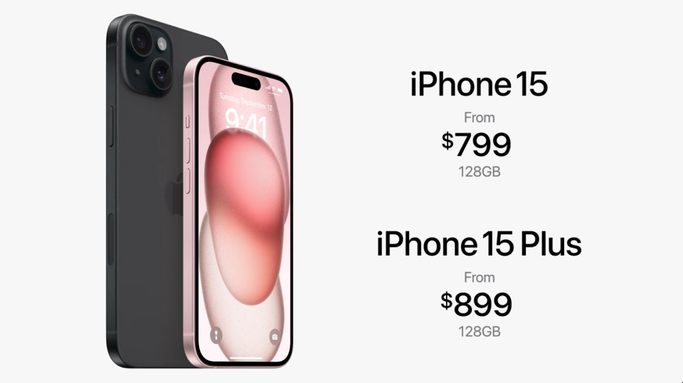 Los modelos y precios del iPhone 15