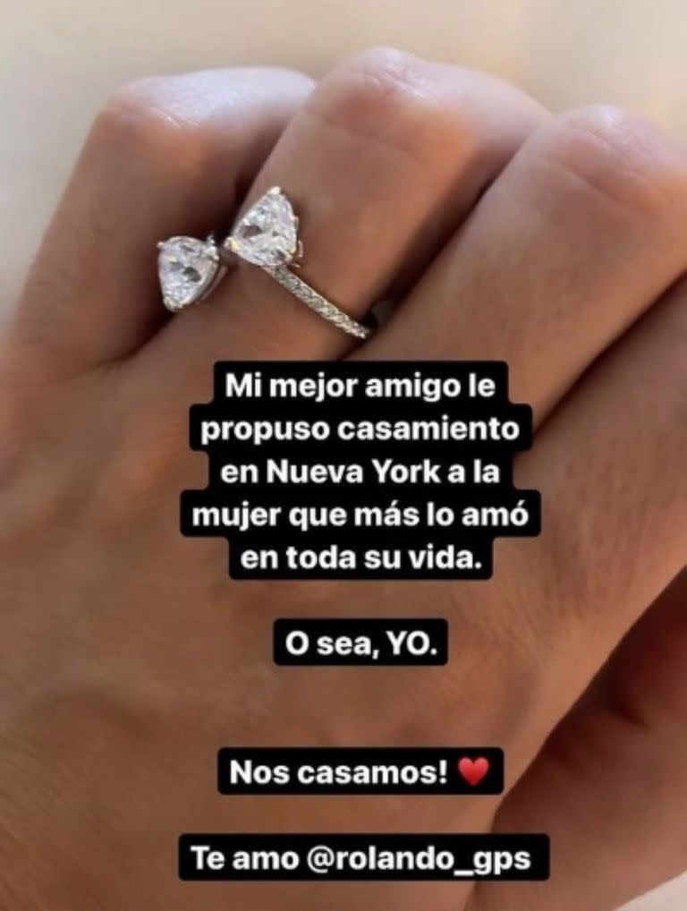 EL ANILLO QUE CONMOVIO A LA NOVIA.