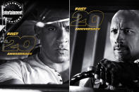 <p><em>Fast & Furious</em> is officially 20, with Tuesday marking the anniversary of the 2001 release of <em>The Fast and the Furious </em>(<a href="https://ew.com/movies/the-fast-and-the-furious-oral-history/" rel="nofollow noopener" target="_blank" data-ylk="slk:read EW's oral history of the film;elm:context_link;itc:0;sec:content-canvas" class="link ">read EW's oral history of the film</a>)<em>. </em>The past two decades of the franchise have included nine films, one spin-off, and more than $6 billion at the box office. "I don't reflect enough," <a href="https://ew.com/tag/vin-diesel/" rel="nofollow noopener" target="_blank" data-ylk="slk:Vin Diesel;elm:context_link;itc:0;sec:content-canvas" class="link ">Vin Diesel</a> told EW in its <a href="https://ew.com/movies/f9-vin-diesel-john-cena-digital-cover/" rel="nofollow noopener" target="_blank" data-ylk="slk:Fast digital cover story;elm:context_link;itc:0;sec:content-canvas" class="link "><em>Fast</em> digital cover story</a>. "For some reason, I believe in order to pull this off I need to apply all my energy into pushing [<em>Fast</em>] up the hill. And maybe that's not the best route, and I should take a minute and reflect on how far we've come."</p> <p>Let's now take a quarter mile to click through - and reflect on - these exclusive anniversary posters.</p>