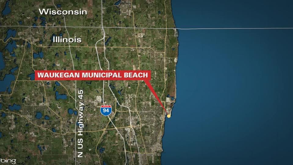 <div>Location of severed arm found in Waukegan, Illinois</div>