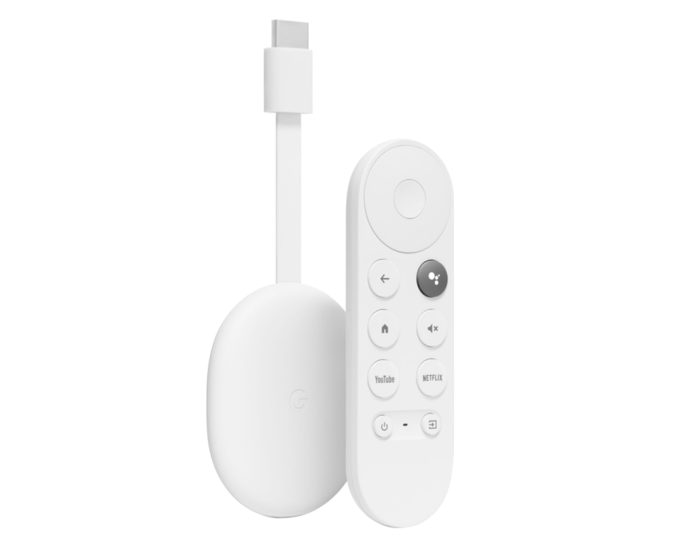 Google Chromecast with Google TV. Image via Best Buy.