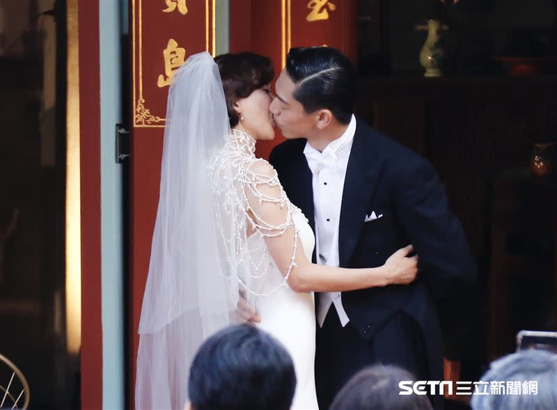 林志玲和AKIRA三年前舉辦世紀婚禮。（圖／資料照）