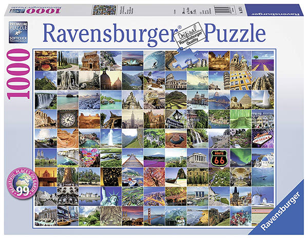 Ravensburger 99 Beautiful Places on Earth 1000 Piece Jigsaw Puzzle (Photo: Amazon)