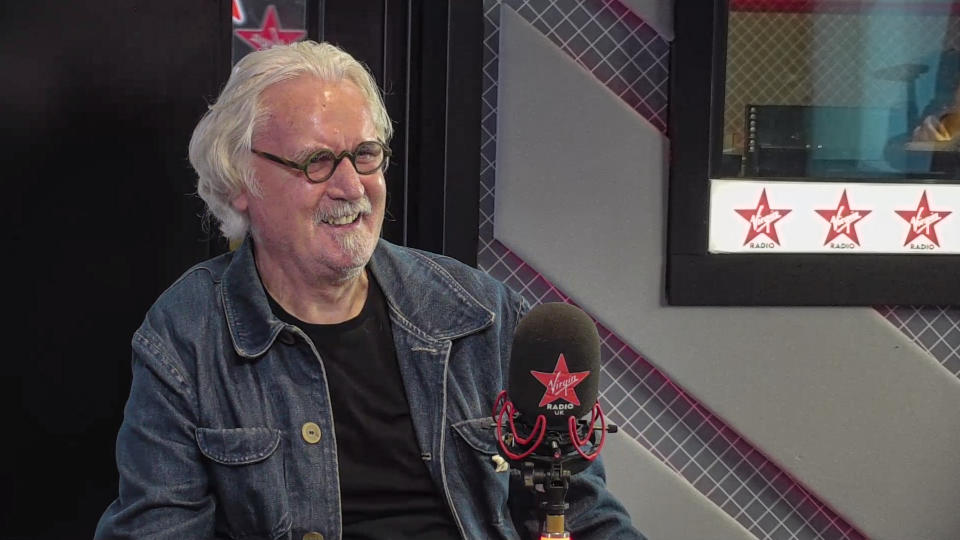 Undated handout photo issued by Virgin Radio of comedian Billy Connolly, during an interview with Chris Evans on his Virgin Radio Breakfast show, where he said he is "quite happy taking my medicine and getting along with it" six years after being diagnosed with Parkinson???s disease.