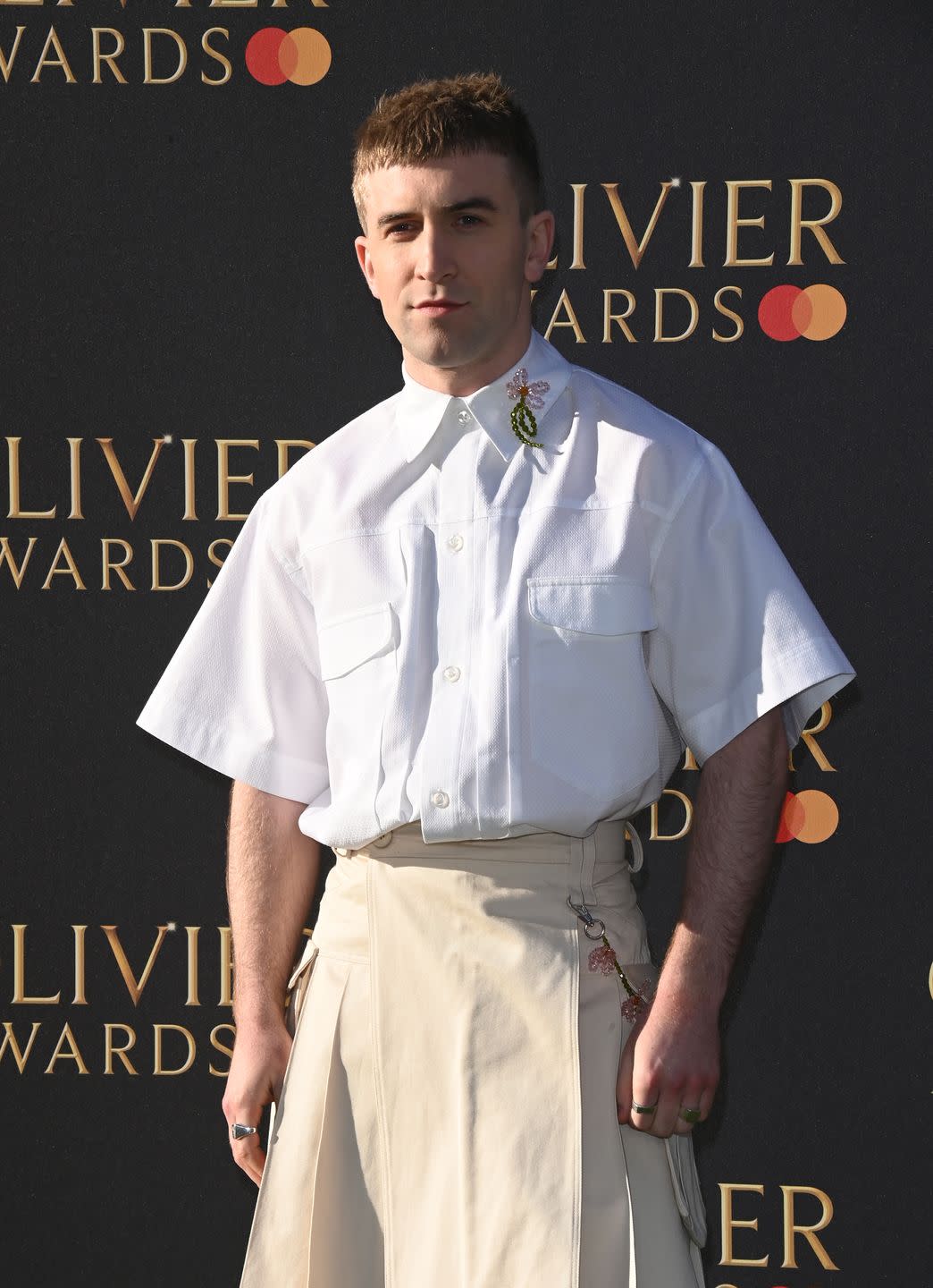 london, england april 02 callum scott howells attending the olivier awards 2023 at the royal albert hall on april 02, 2023 in london, england photo by stuart c wilsongetty images